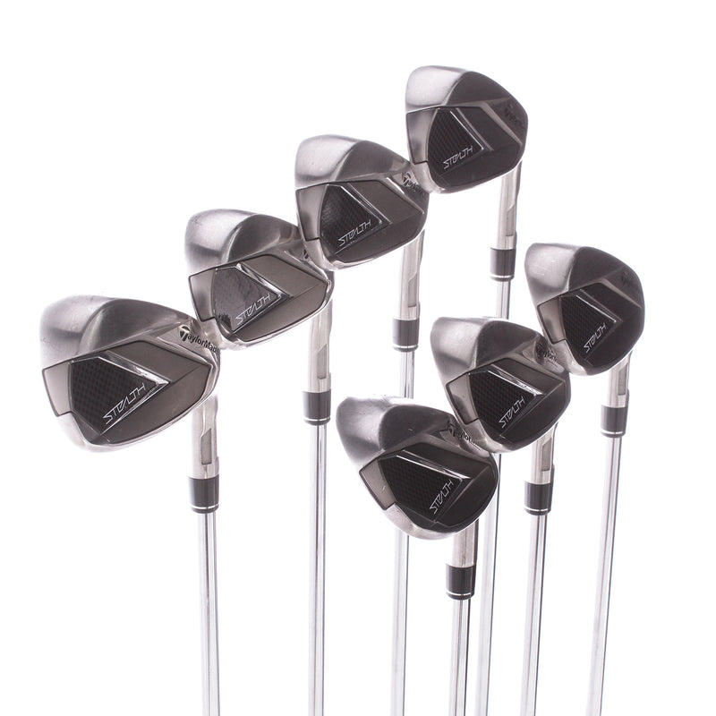 TaylorMade Stealth Steel Men's Right Irons 5-SW Regular - KBS Max 85