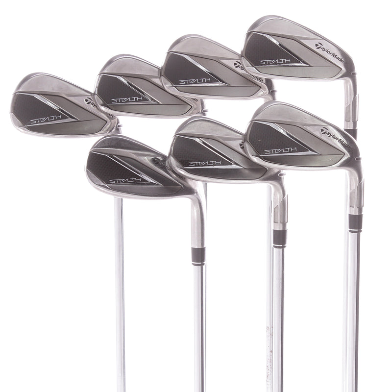 TaylorMade Stealth Steel Men's Right Irons 5-SW Regular - KBS Max 85