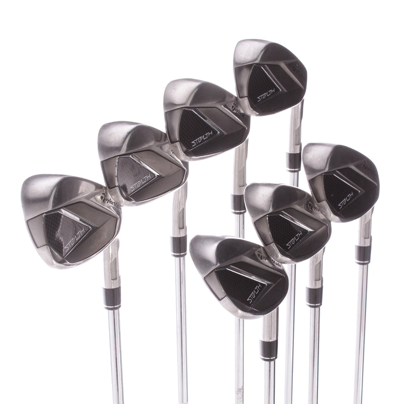 TaylorMade Stealth Steel Men's Right Irons 5-SW Regular - KBS Max 85