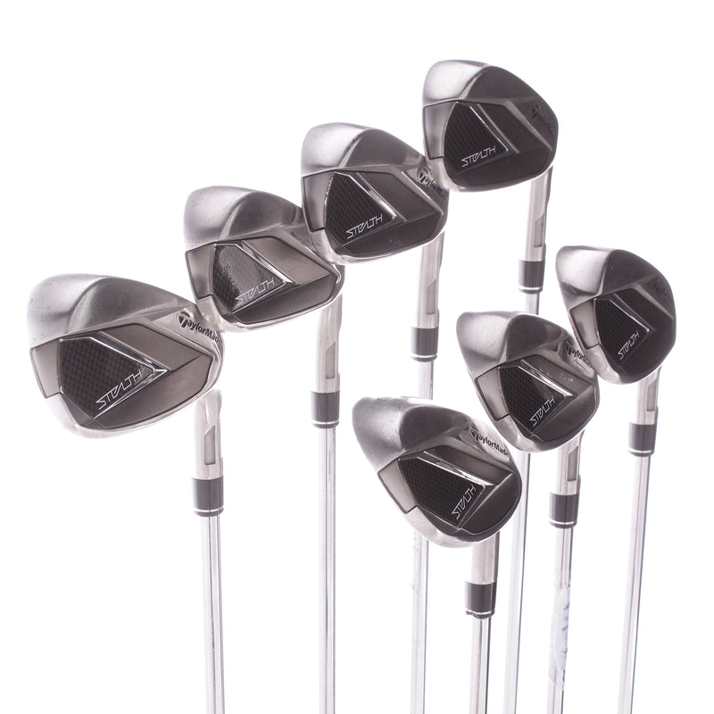 TaylorMade Stealth Steel Men's Right Irons 5-SW Regular - KBS Max 85