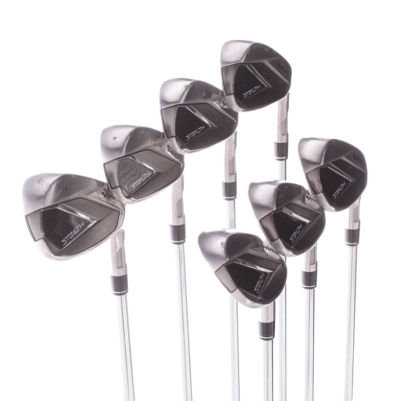 TaylorMade Stealth Steel Men's Right Irons 5-SW Regular - KBS Max 85