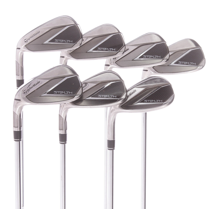 TaylorMade Stealth Steel Men's Left Irons 5-SW Regular - KBS Max 85