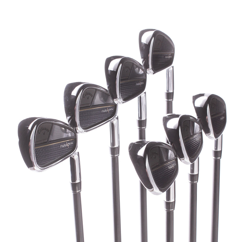 Callaway Paradym Graphite Mens Right Hand Irons 4-PW Stiff - Mitsubishi MMT 95 S