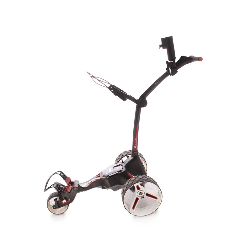 Motocaddy M1 DHC 18 Hole Lithium Second Hand Electric Golf Trolley - Black/Red/White