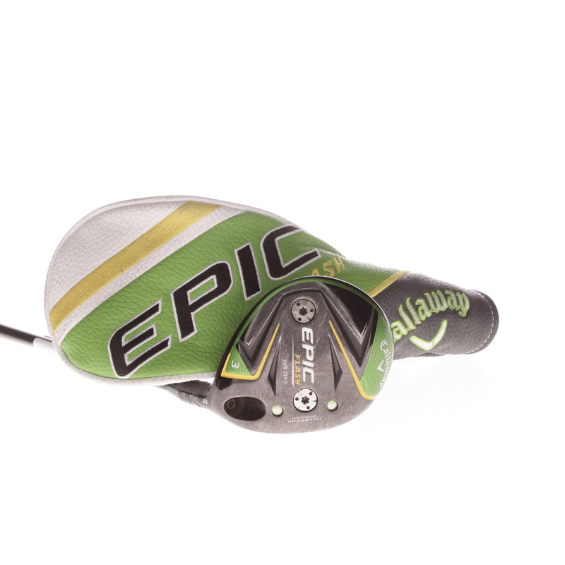 Ping Epic Flash Sub Zero Graphite Mens Right Hand Fairway 3 Wood 15 Degree Stiff - Tensei 75