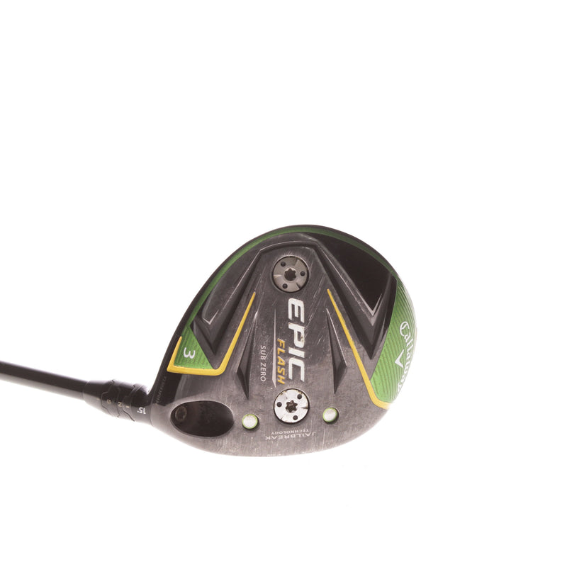 Ping Epic Flash Sub Zero Graphite Mens Right Hand Fairway 3 Wood 15 Degree Stiff - Tensei 75