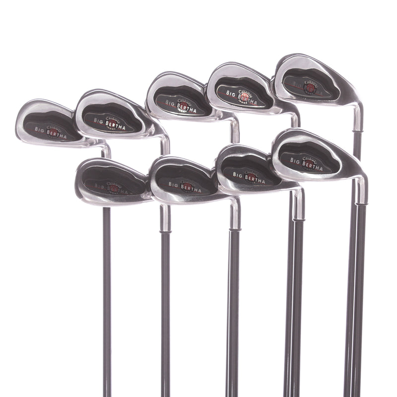 Callaway Big Bertha (2004 Series) Graphite Mens Right Hand Irons 3-SW Stiff - Callaway RCH 751