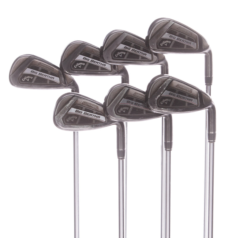 Callaway Great Big Bertha Tungsten Steel Mens Right Hand Irons 4-PW Stiff - True Temper 95 S300