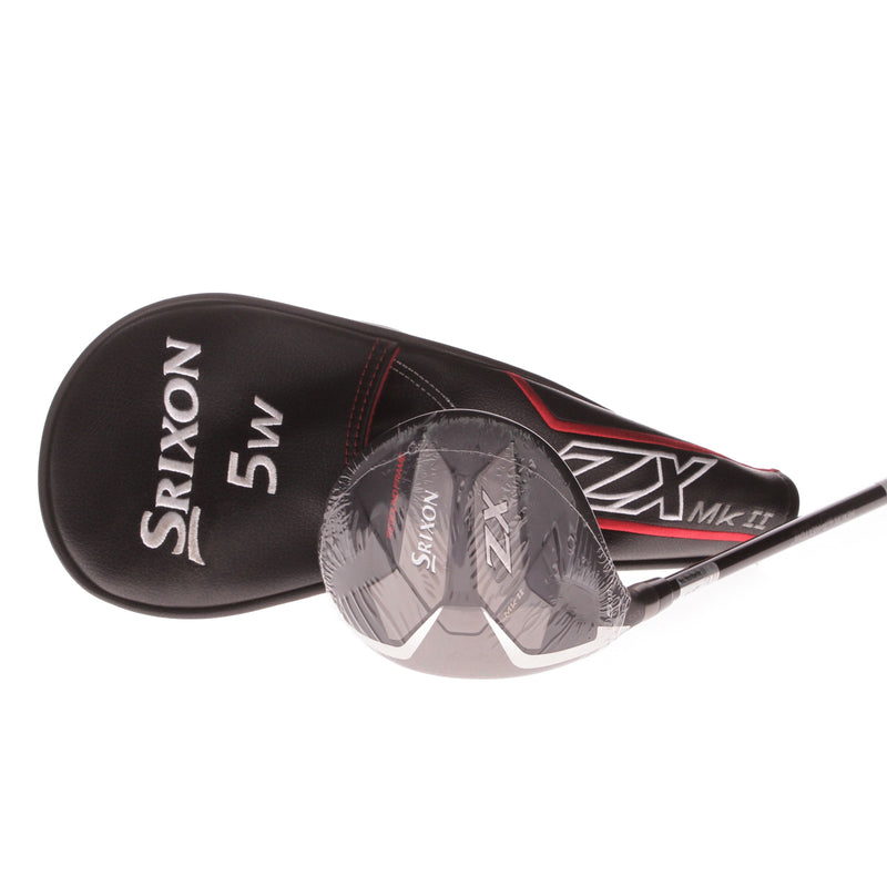 Srixon ZX Mens Left Hand Graphite Fairway 5 Wood 18 Degree Regular - Hzrdus Smoke RDX 5.5 60