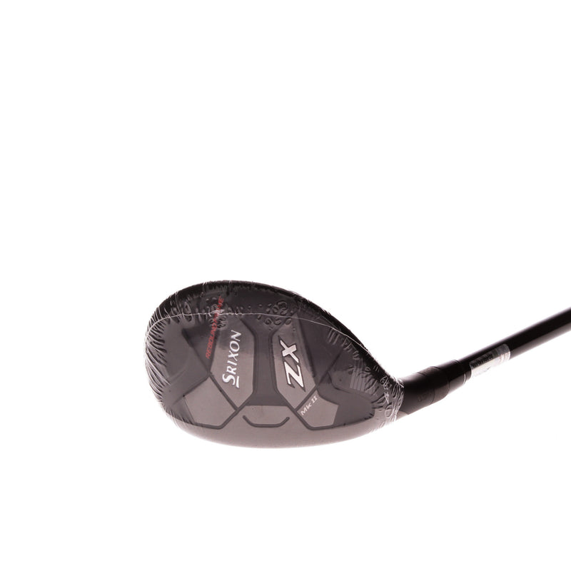 Srixon ZX Mens Left Hand Graphite 4 Hybrid 22 Degree Regular - Hzrdus Smoke Red RDX 5.5 70