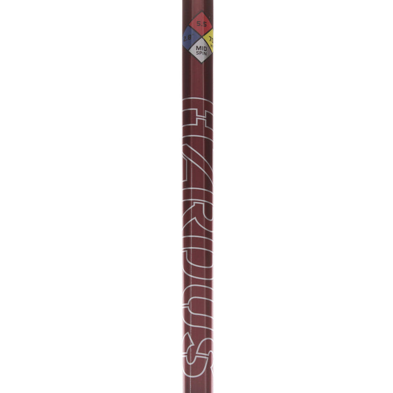 Srixon ZX Mens Left Hand Graphite 4 Hybrid 22 Degree Regular - Hzrdus Smoke Red RDX 5.5 70