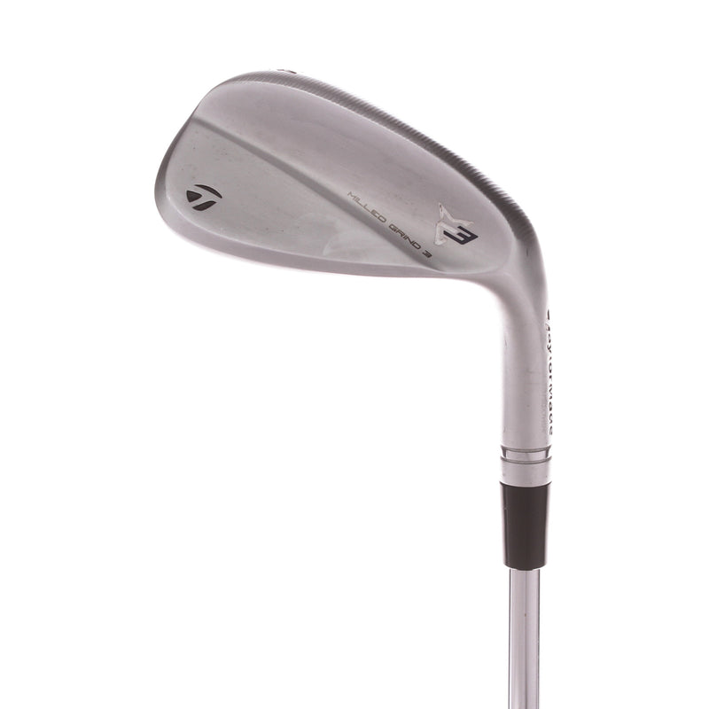 TaylorMade Milled Grind Satin Raw 3 SB Steel Mens Right Hand Sand Wedge 54 Degree 11 Bounce Stiff - Dynamic Gold Tour Issue S200