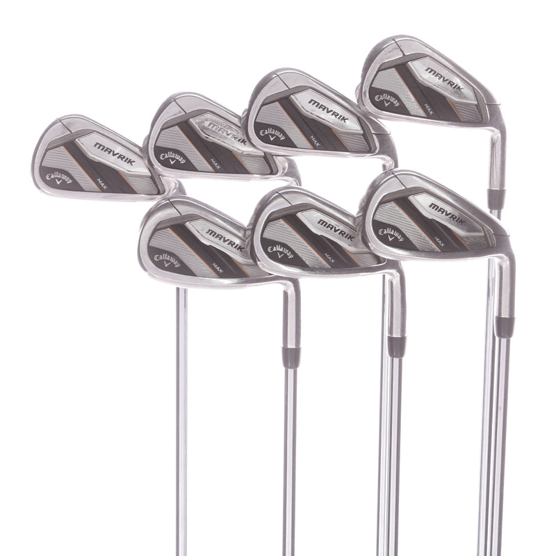 Callaway Mavrik Max Steel Mens Right Hand Irons 4-PW Regular - True Temper Elevate 95 R