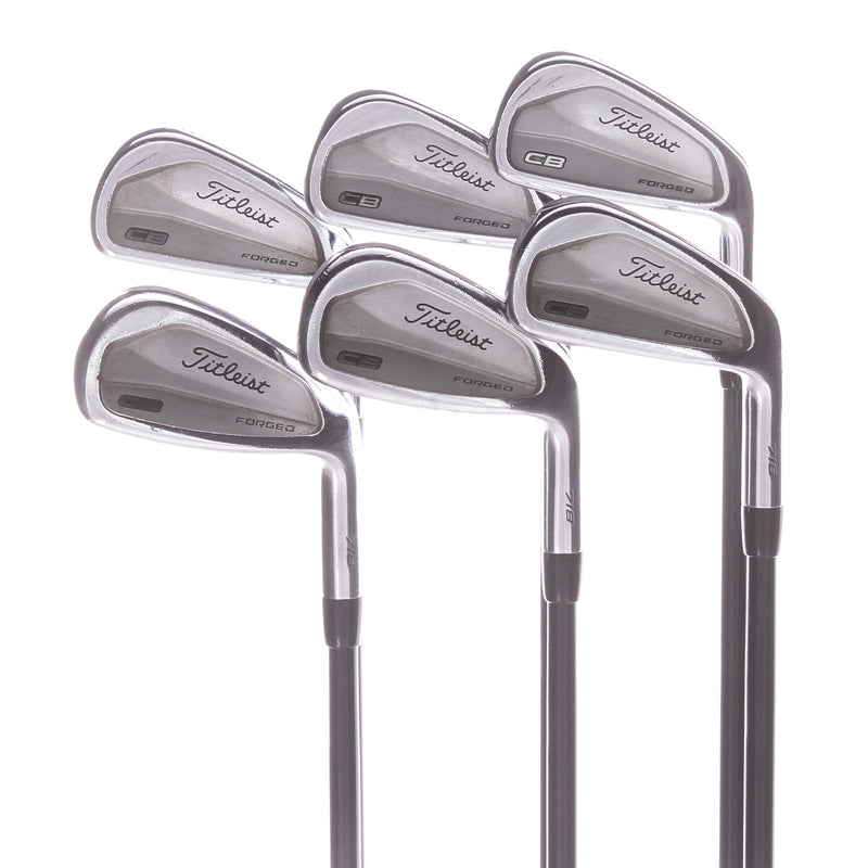 Titleist 718 CB Forged Graphite Mens Right Hand Irons 4-9 Regular - Project X LZ 6.0