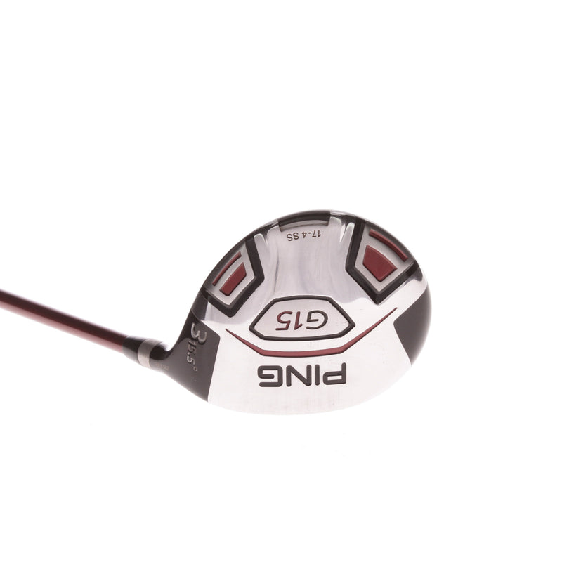 Ping G15 Mens Right Hand Graphite Fairway 3 Wood 13.5 Degree Stiff - Ping TFC 149 F