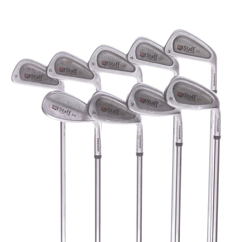 Wilson Staff RM Tour Forged Steel Mens Right Hand Irons 3-SW Regular - Wilson Fat Shaft 450 Regular