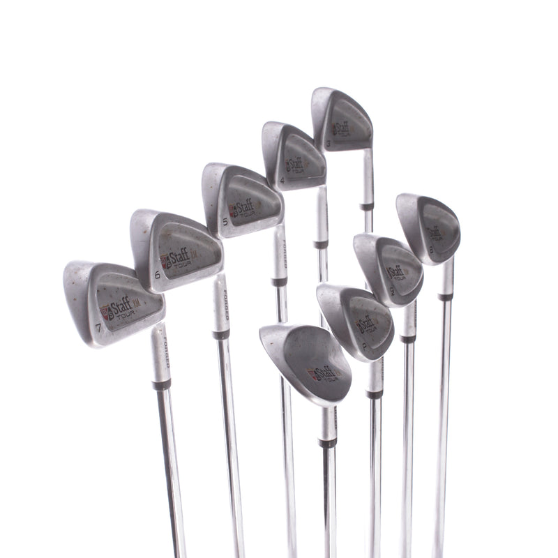 Wilson Staff RM Tour Forged Steel Mens Right Hand Irons 3-SW Regular - Wilson Fat Shaft 450 Regular