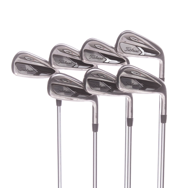 Titleist AP1 718 Steel Mens Right Hand Irons 5-PW+UW Regular - True Temper AMT R300 Red