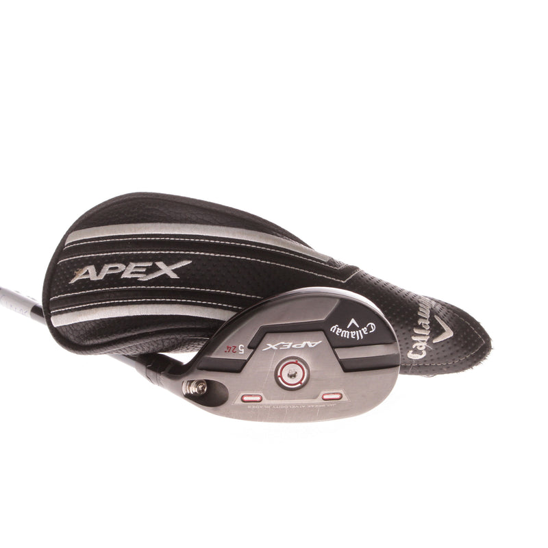 Callaway Apex Mens Right Hand Graphite 5 Hybrid 24 Degree Stiff - Mamiya Recoil F4 75