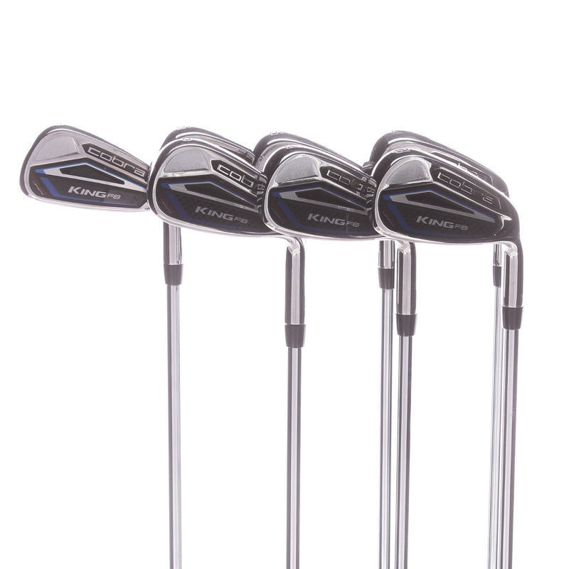 Cobra King F8 One Length Steel Mens Right Hand Irons 4-PW Regular - True Temper One Flighted R