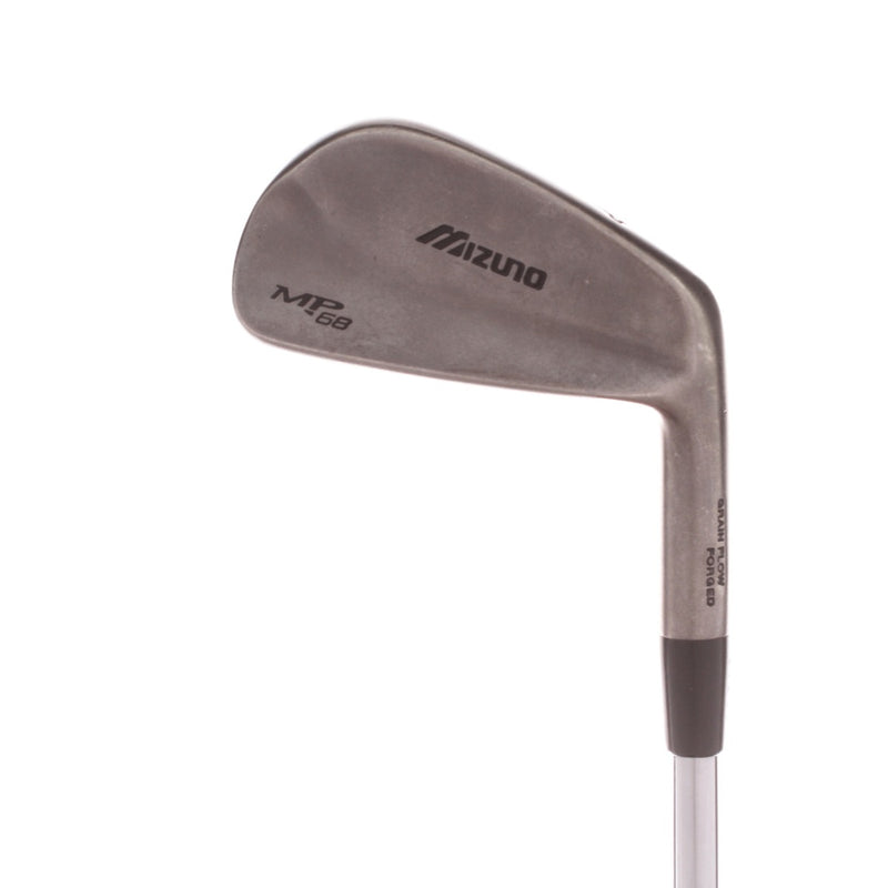 Mizuno MP-68 Black Nickel Steel Mens Right Hand 6 Iron Stiff - Dynamic Gold S300