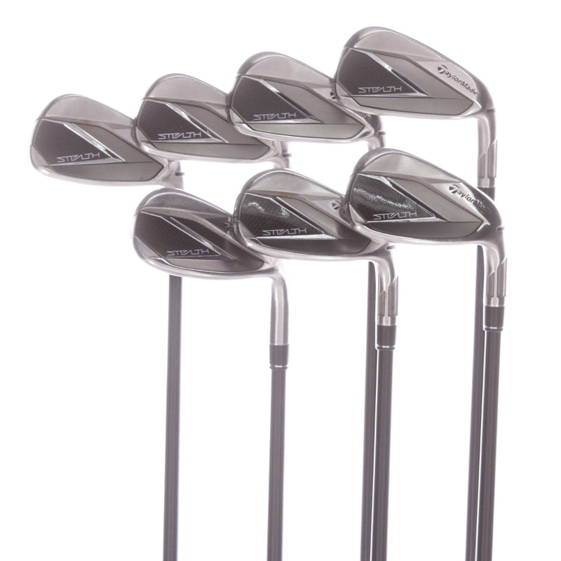 TaylorMade Stealth Graphite Mens Right Hand Irons 5-SW  Senior - Ventus 5A