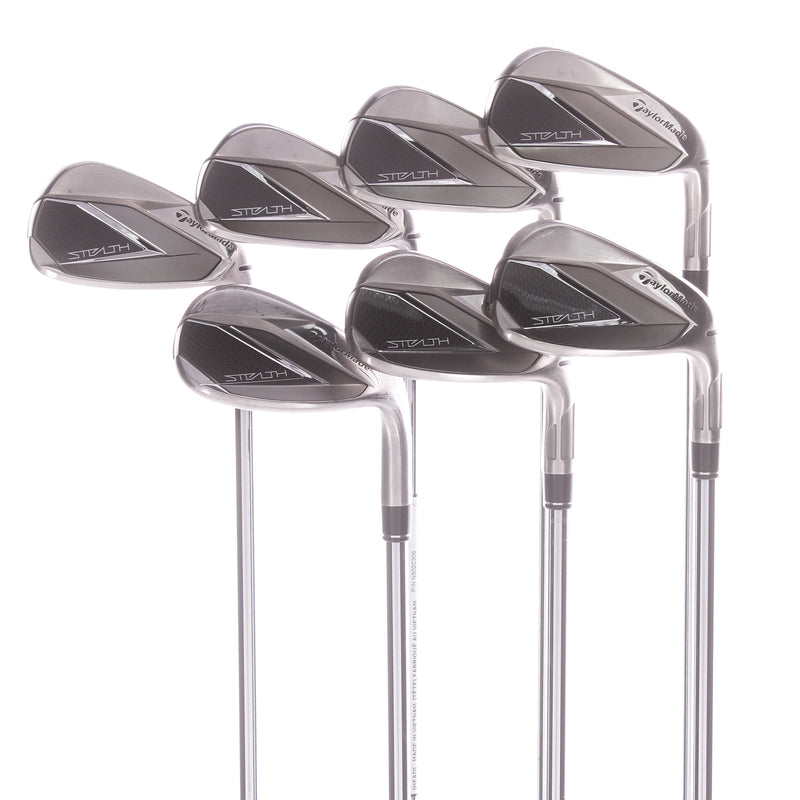 TaylorMade Stealth Steel Mens Right Hand Irons 5-SW  Stiff - KBS Max 85