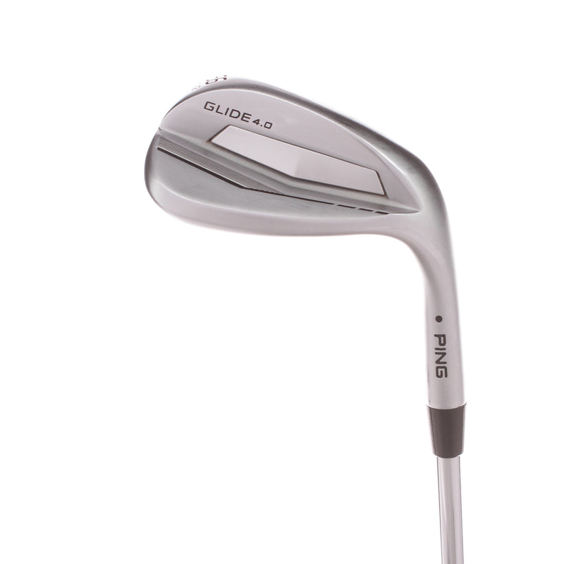 Ping Glide 4.0 Satin Chrome SS Steel Mens Right Hand Sand Wedge Black Dot 56 Degree 12 Bounce Wedge - Ping 115