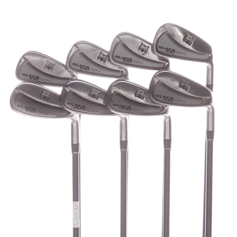 Lynx Black Cat CST-1 Graphite Mens Right Hand Irons 4-SW Regular - Black Cat HP80 R