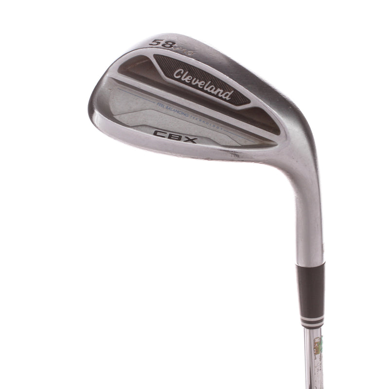 Cleveland CBX Steel Mens Right Hand Lob Wedge 58 Degree 10 Bounce Wedge - Dynamic Gold 115 Wedge