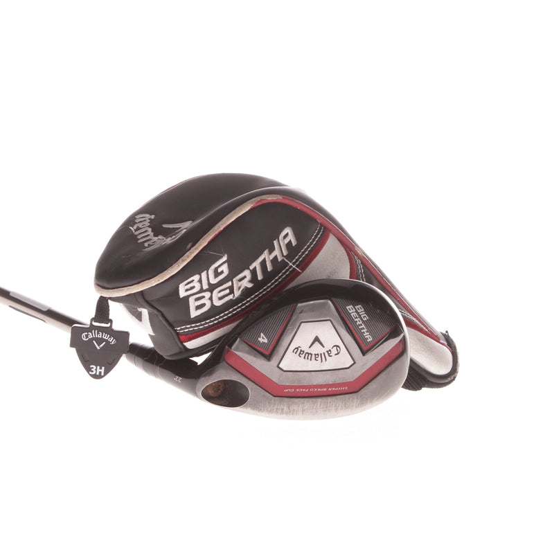 Callaway Big Bertha Graphite Mens Right Hand 4 Hybrid 22 Degree Regular - UST Mamiya Recoil 460 F3