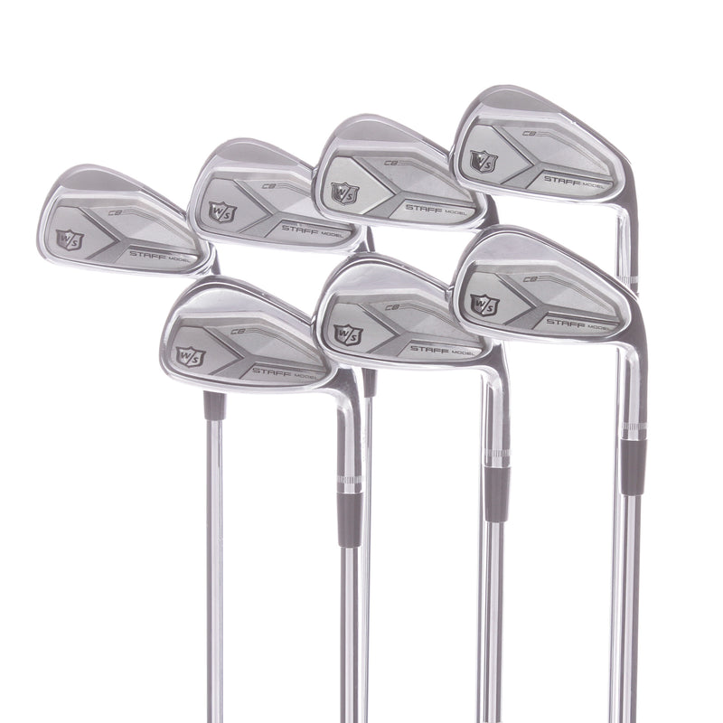 Wilson CB Staff Model Steel Mens Right Hand Irons 4-PW Regular - Dynamic Gold R300