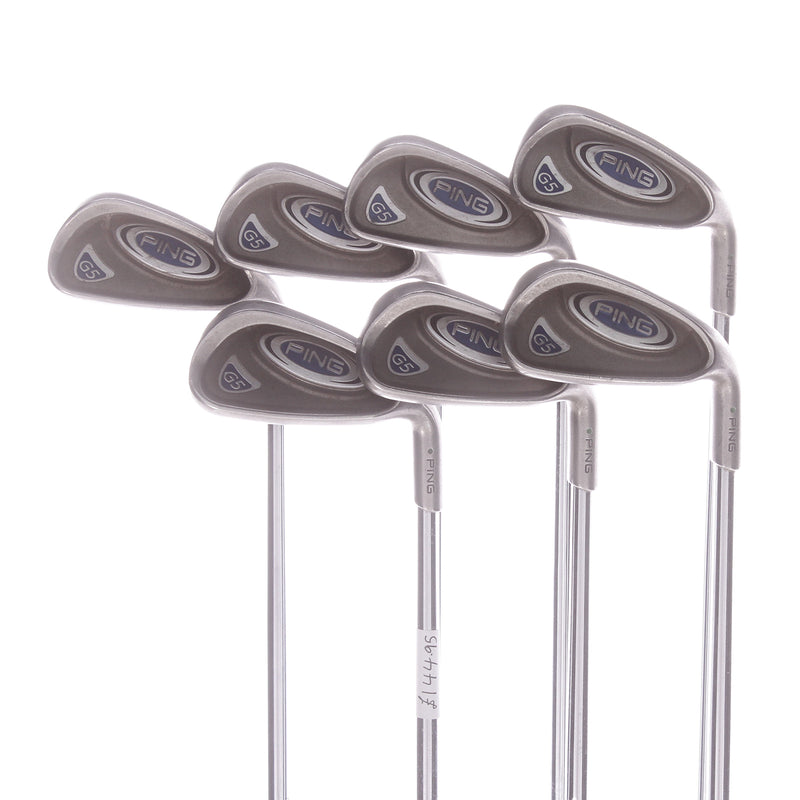 Ping G5 Steel Mens Right Hand Irons 4-PW Green Dot Regular - Ping