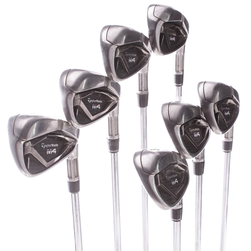 TaylorMade M4 Steel Mens Right Hand Irons 4-PW Stiff - KBS Max S 85