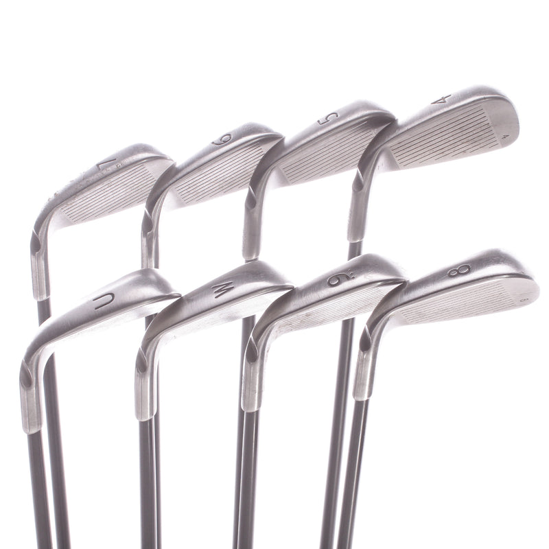 Ping G25 Graphite Mens Right Hand Irons 4-PW+UW Black Dot Regular - Ping TFC 189 R