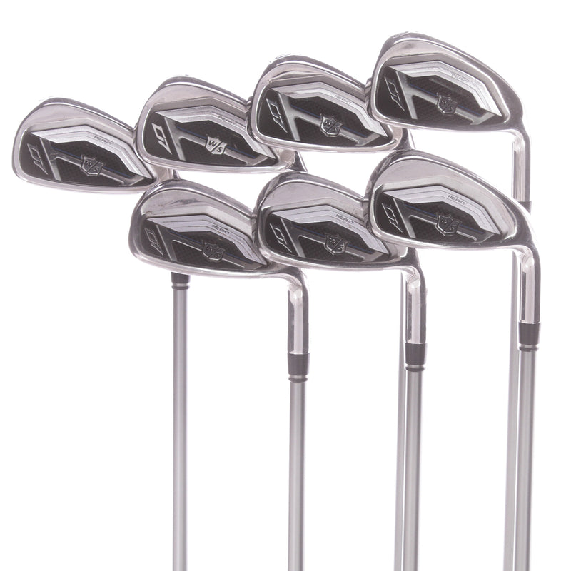 Wilson Staff D7 Graphite Mens Right Hand Irons 5-GW Senior - UST Mamiya Recoil 460 A