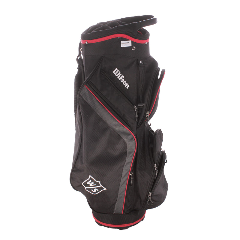 Wilson Staff Wilson Lite III Second Hand Cart Bag - Black/Red/Grey