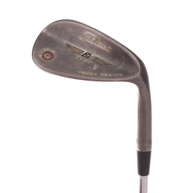 Titleist Spin Milled BV52.08 Steel Mens Right Hand Gap Wedge 52 Degree 8 Bounce Wedge - BV Wedge