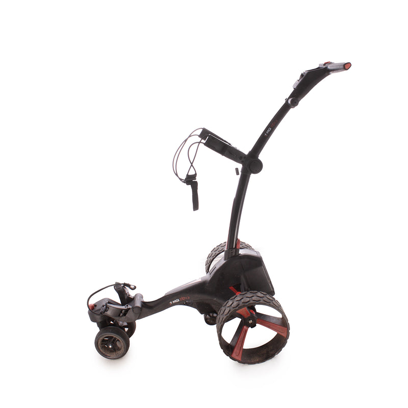 MGI Zip X3 18 Hole Lithium Second Hand Electric Golf Trolley - Black/Red