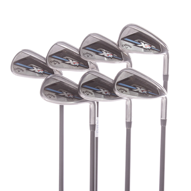 Callaway XR OS Graphite Mens Right Hand Irons 5-AW Senior - Fubuki AT 50 x5ct A