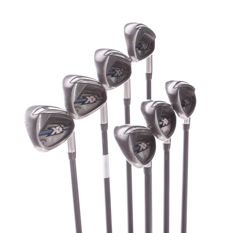 Callaway XR OS Graphite Mens Right Hand Irons 5-AW Senior - Fubuki AT 50 x5ct A