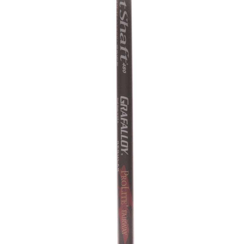 Wilson Fat Shaft Deep Red Graphite Mens Right Hand Fairway 5 Wood 18 Degree Regular - Fatshaft 480 Grafalloy Prolite R