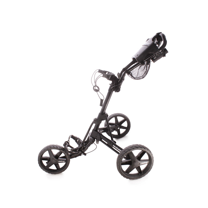 Clicgear 3.5+ Second Hand 3 Wheel Push Trolley - Black