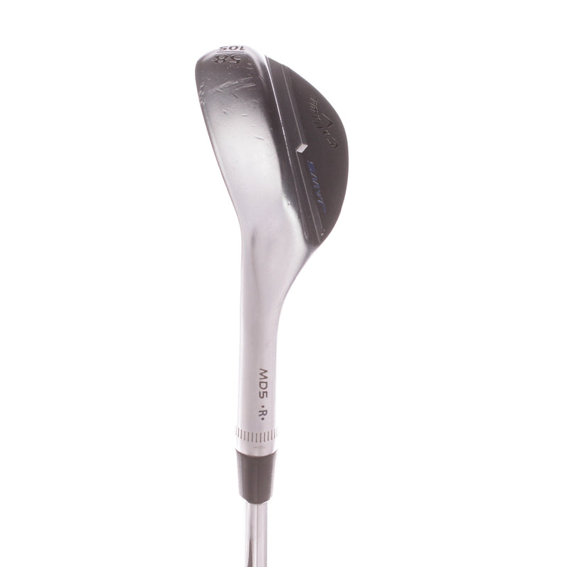 Callaway Jaws MD 5 S Grind Steel Mens Left Hand Lob Wedge 58 Degree 10 Bounce Stiff - Dynamic Gold S200