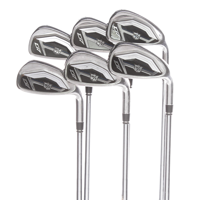 Wilson D7 Steel Mens Right Hand Irons 5-PW Stiff - KBS Tour 105 S +1"