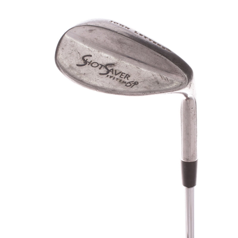 John Letters Shot Saver System Steel Mens Right Hand Lob Wedge 61 Degree Regular - Seamless Apollo