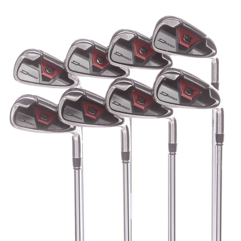 Wilson Staff D250 Steel Mens Right Hand Irons 4-GW Uniflex - Wilson Staff