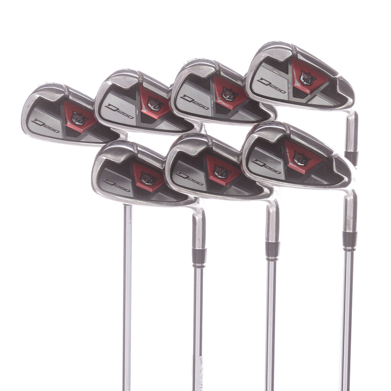 Wilson Staff D250 Mens Right Hand Steel Irons 5-GW Uniflex - Wilson Staff