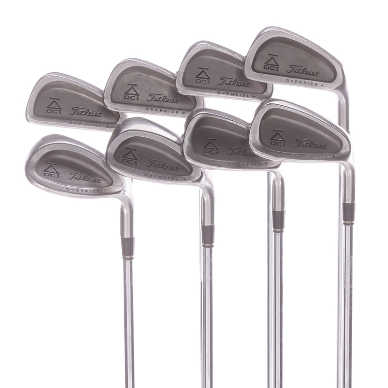 Titleist DCI Oversize+ Mens Right Hand Steel Irons 4-SW Regular - Tri-Spec