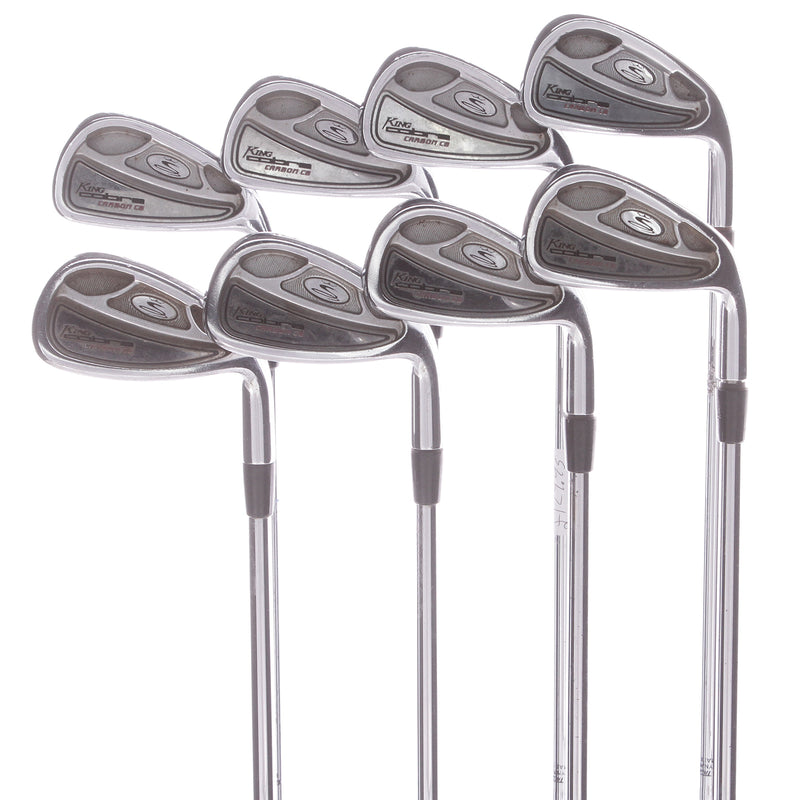 Cobra King Cobra Carbon CB Mens Right Hand Steel Iron 3-PW Stiff - Dynamic Gold S300